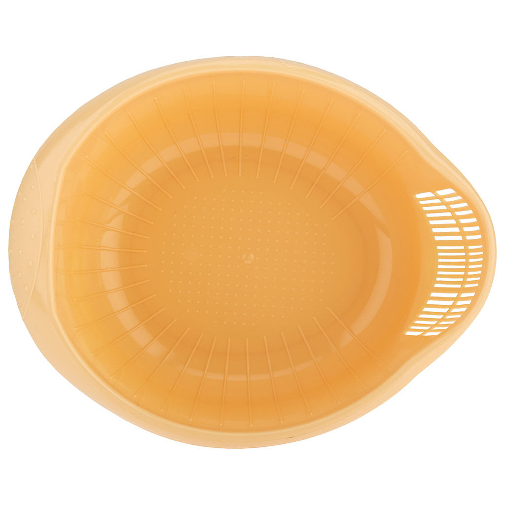 Фруктомойка пластмассовая 5л, 28,5х23х14см, носик со сливом, полипропилен, цвета микс (Россия) - Домашняя мода фото 5