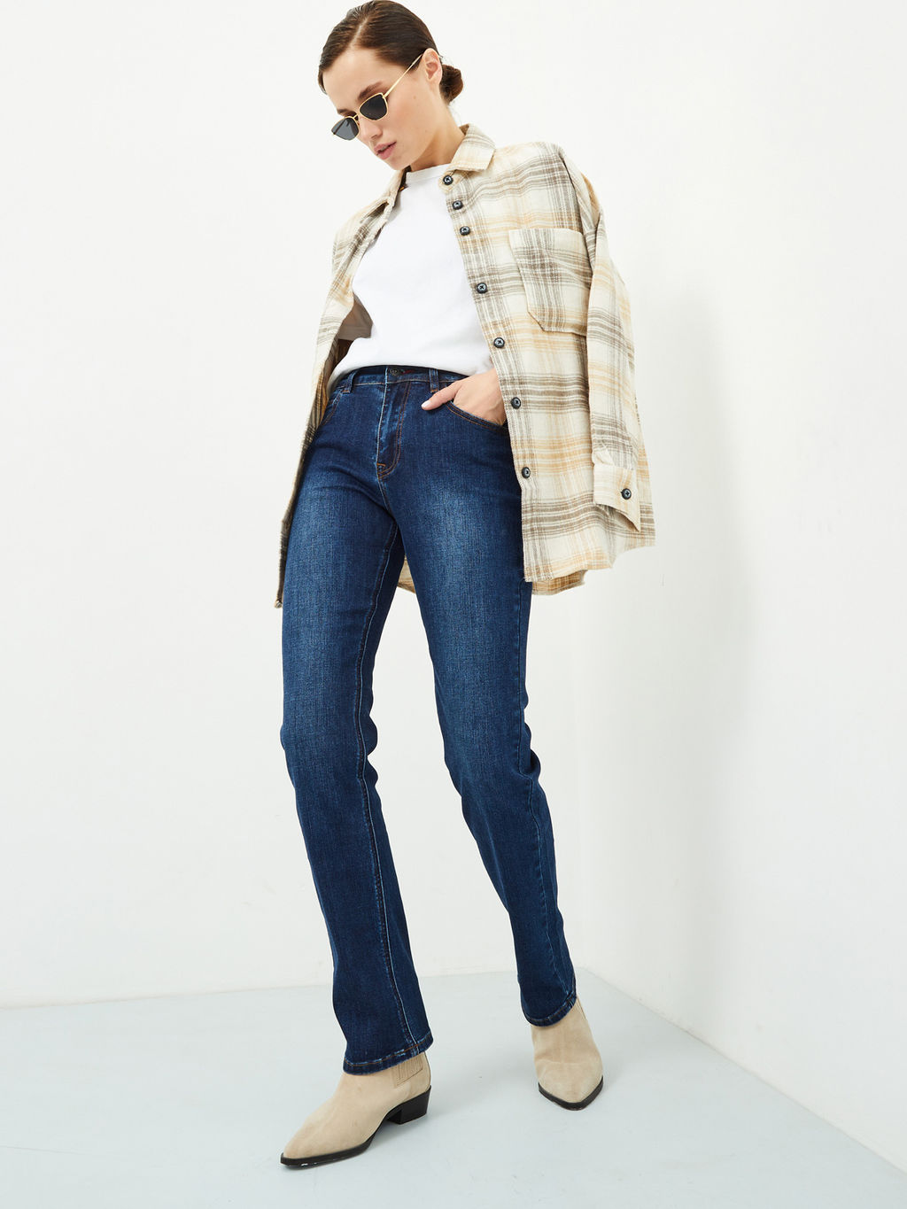 Женские джинсы широкого кроя - Mossmore фото 17