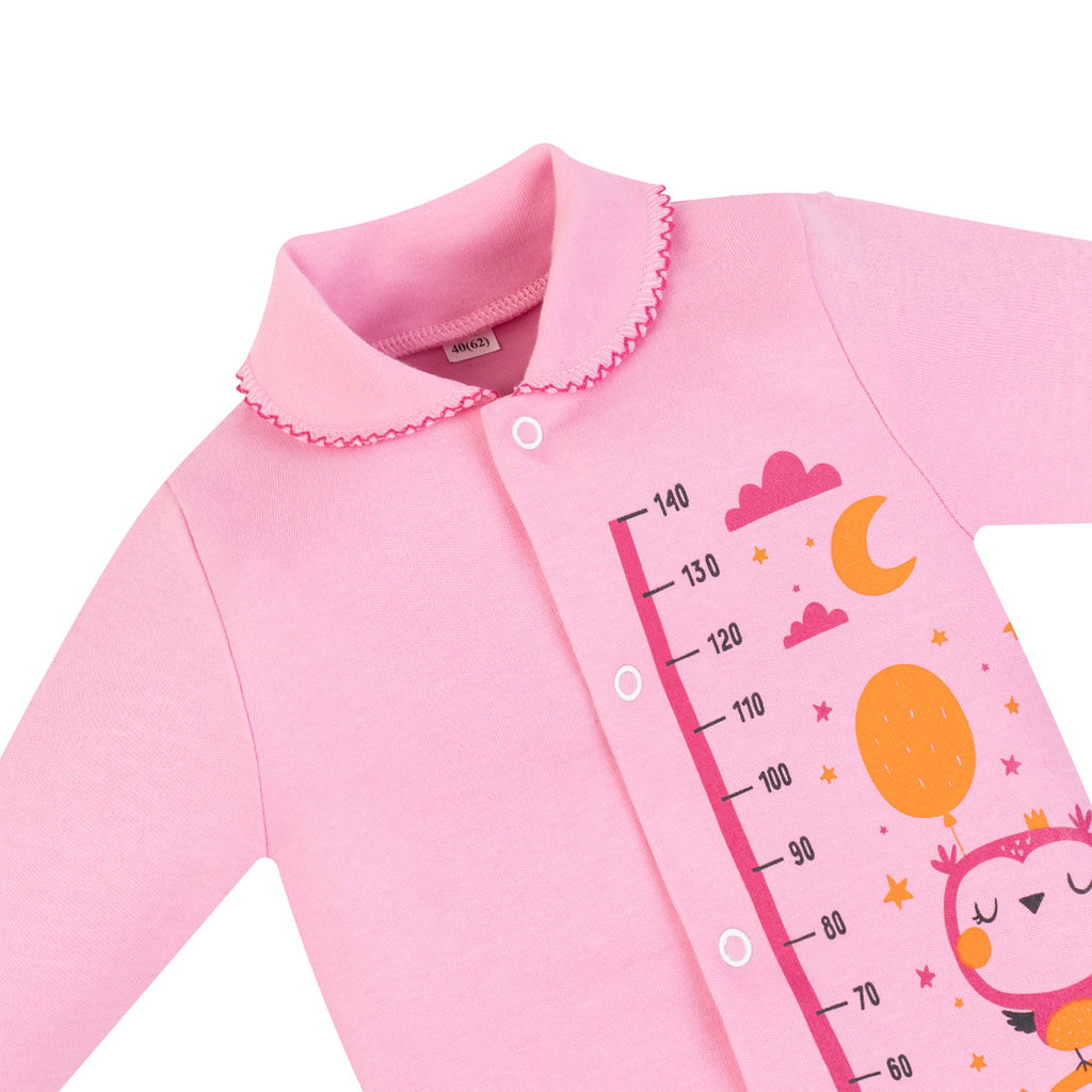 Комбинезон ясельный розовый совята