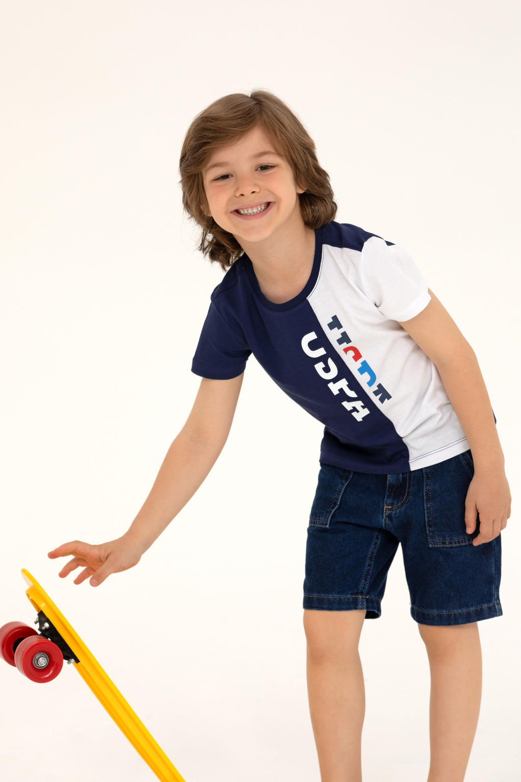 Детская темно-синяя футболка с круглым вырезом Неожиданная скидка в корзине - U.s. polo assn фото 8