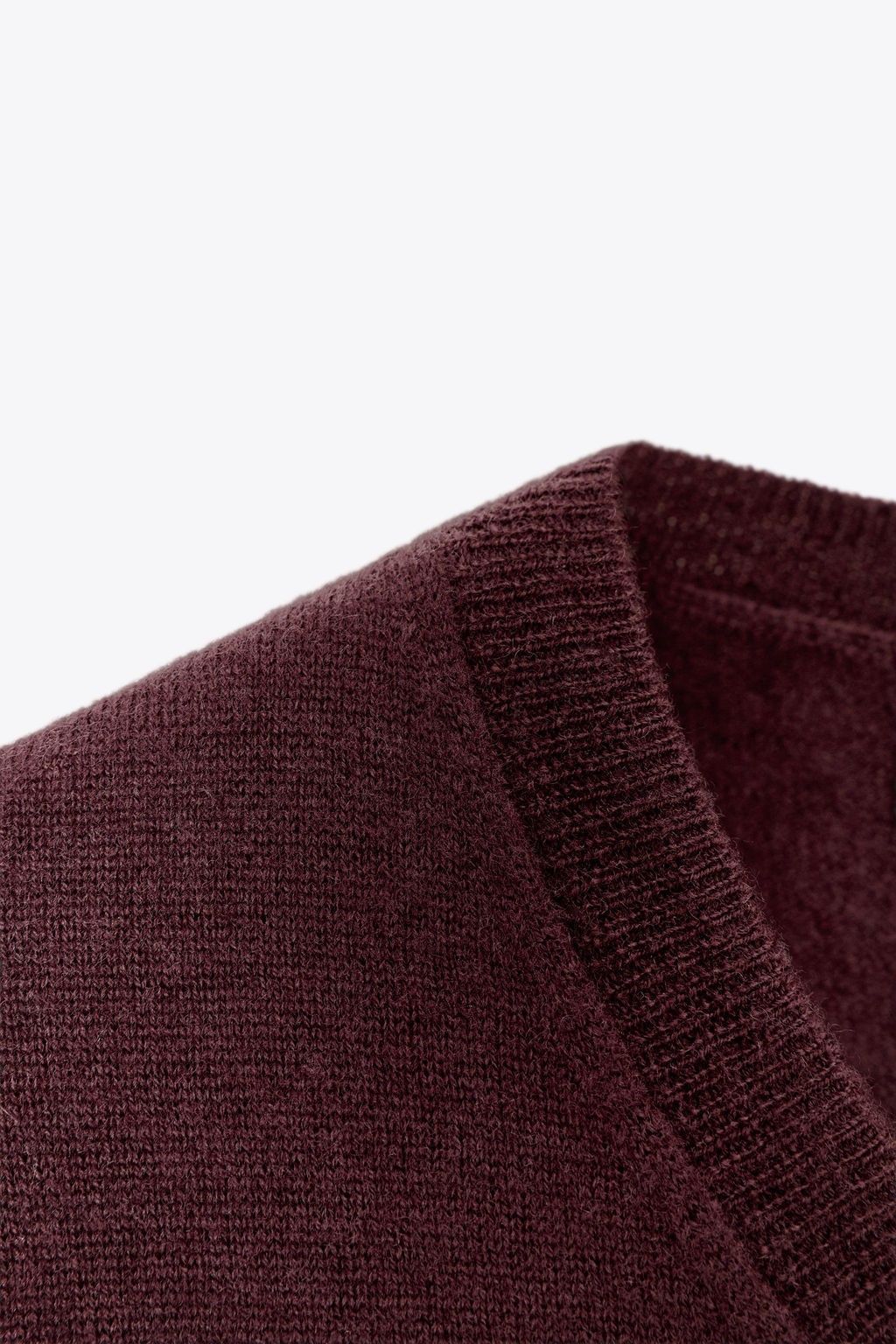 100% WOOL KNIT SWEATER SHORT SLEEVE - Zara фото 7
