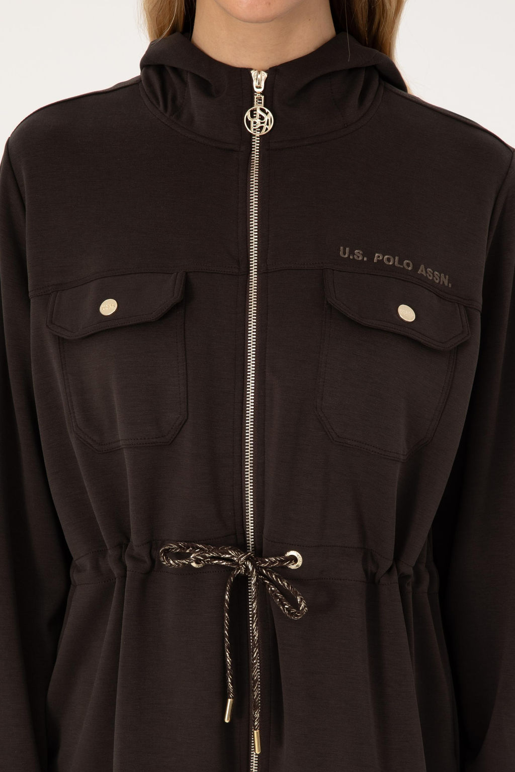 Kad_n Koyu Kahverengi Sweatshirt - U.s. polo assn фото 6