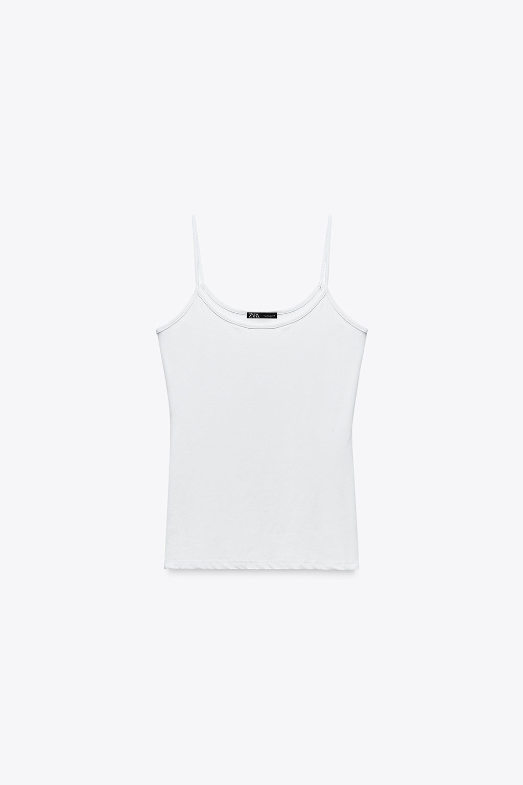 POLYAMIDE TOP WITH THIN STRAPS - Zara фото 54