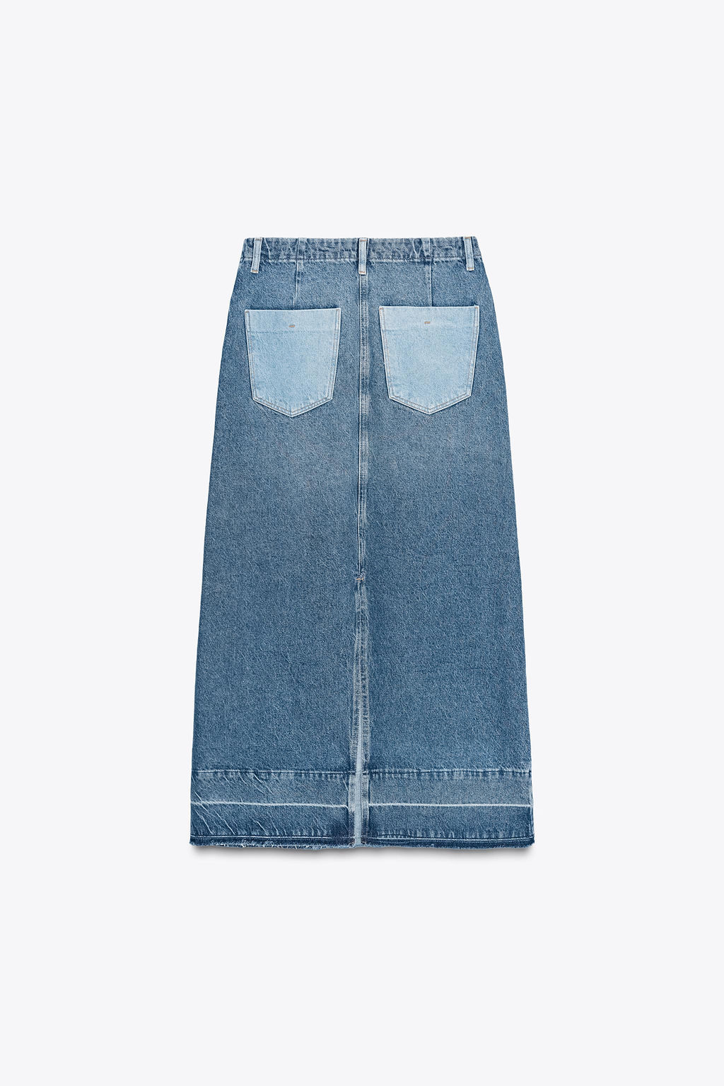 Z1975 COMBINED DENIM MIDI SKIRT
