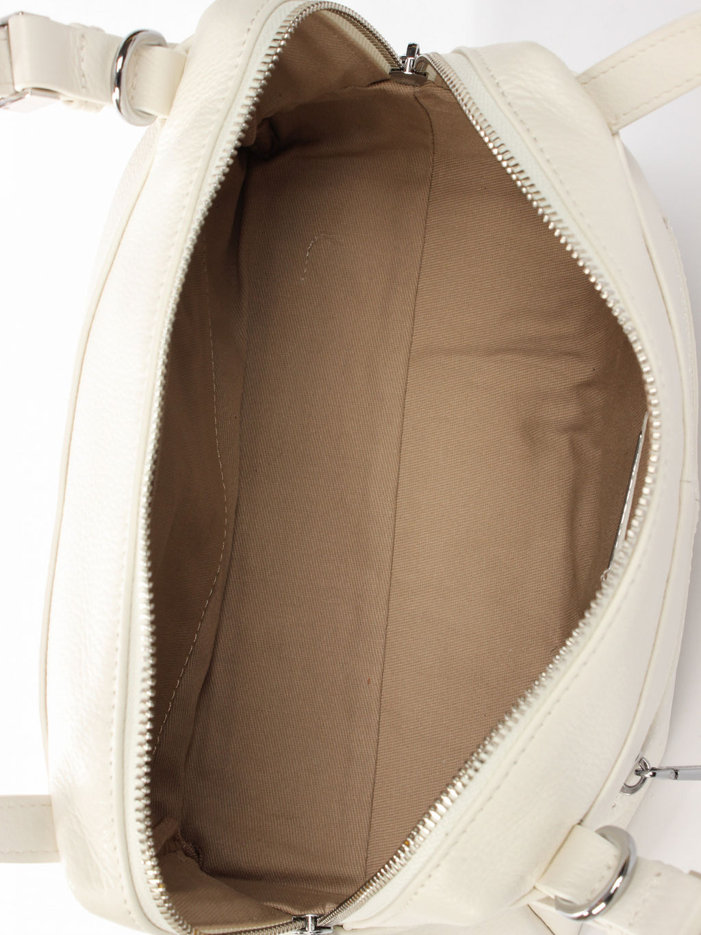 LACCOMA сумка АУ4500-белый натуральная кожа  фото 4