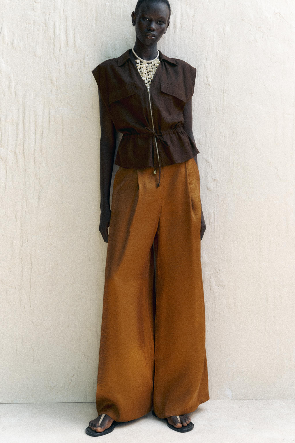 SAFARI LINEN BLEND TOP