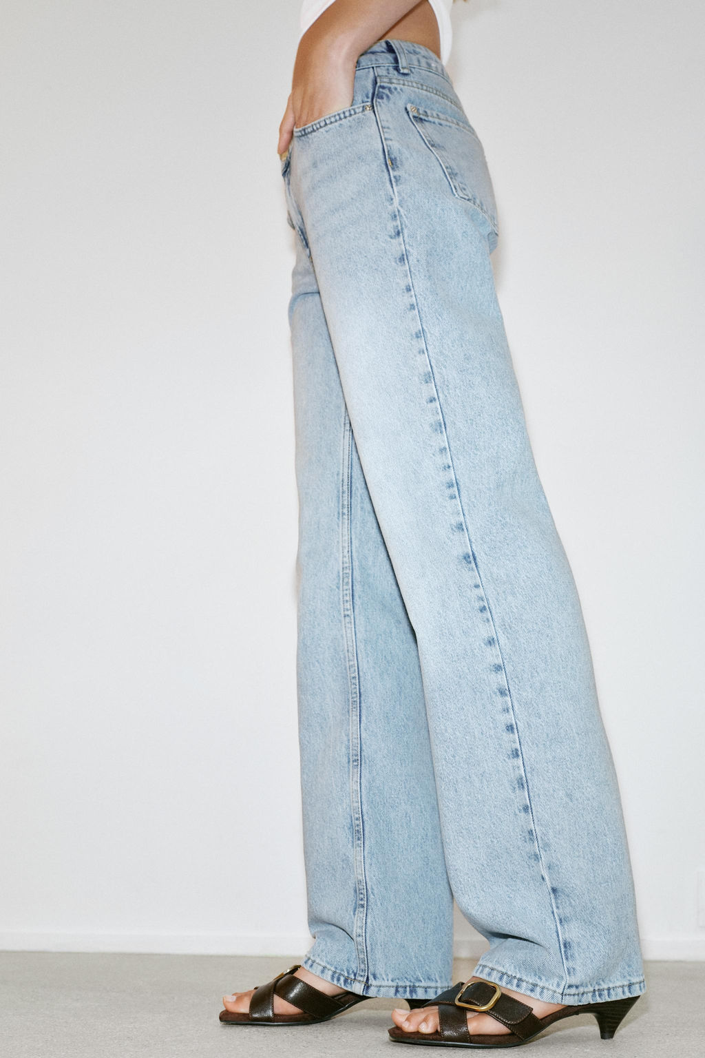 JEANS Z1975 TIRO BAJO / Azul claro - Zara фото 8