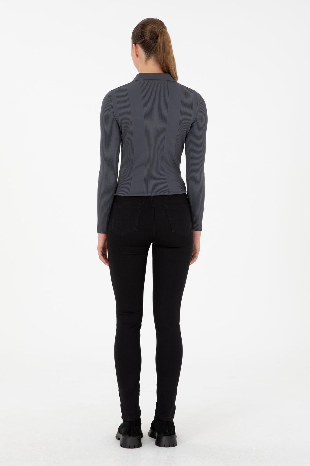 Женские черные джинсовые брюки Неожиданная скидка в корзине - U.s. polo assn фото 4