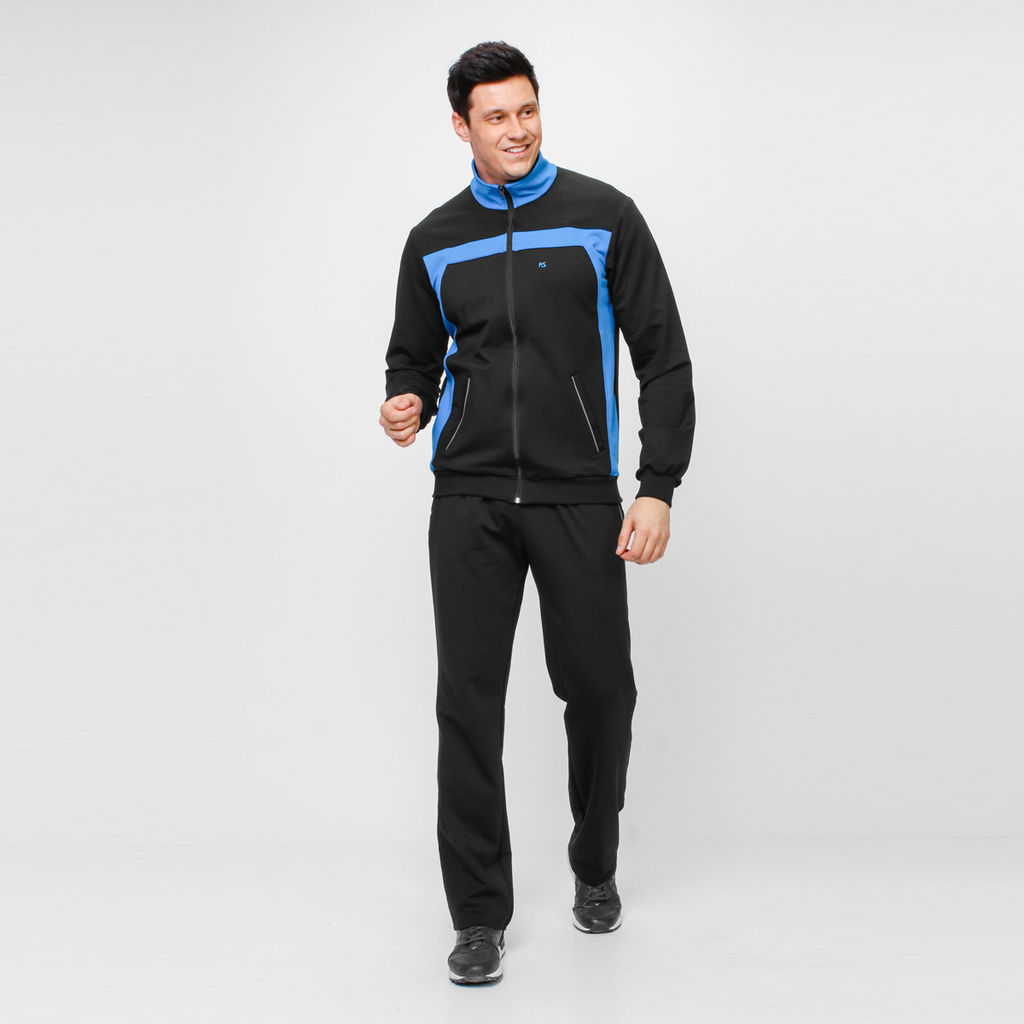 RODOS Спортивный костюм мужской весна/лето М-187 Синий/Меланж  фото 50