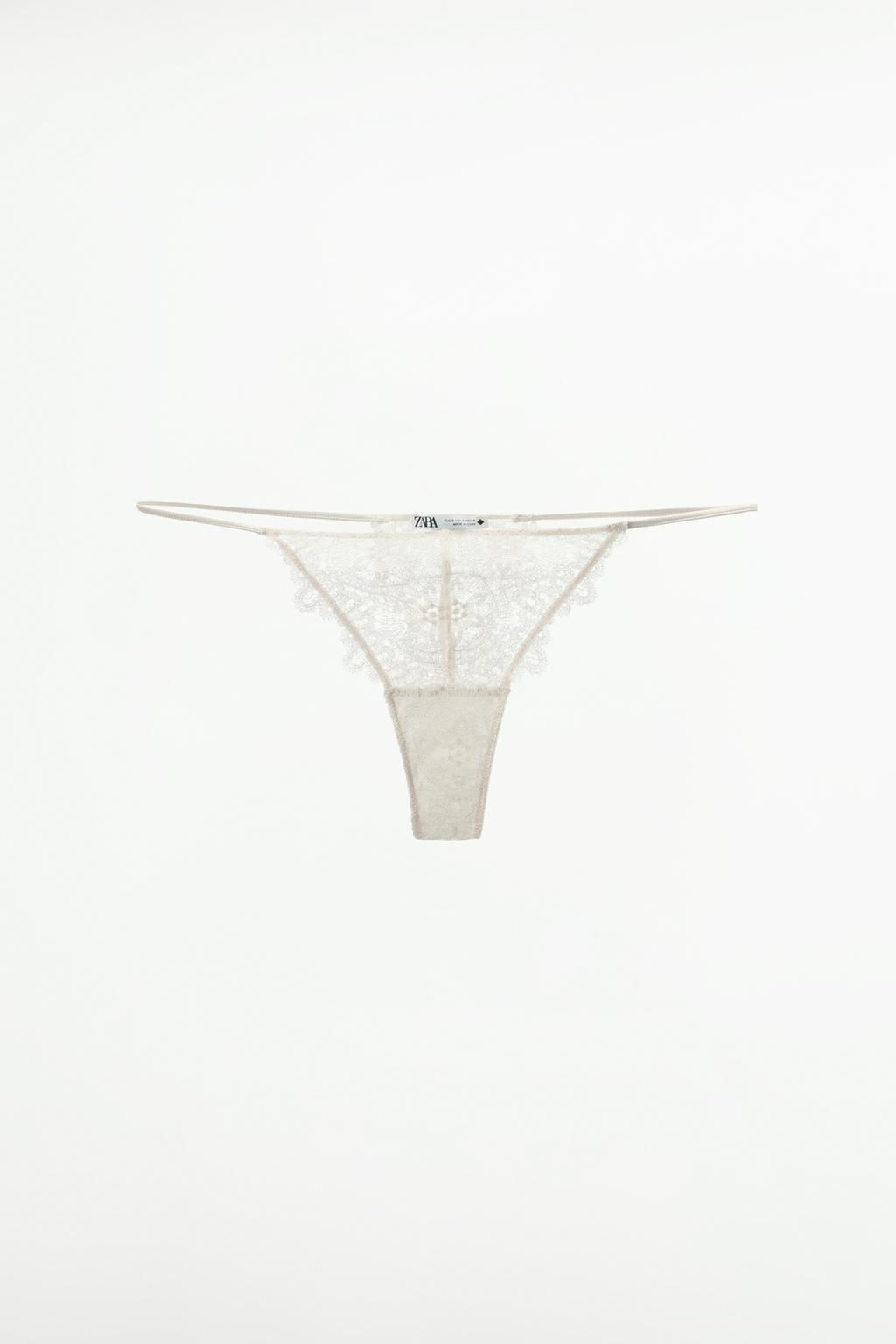 LACE THONG - Zara фото 3