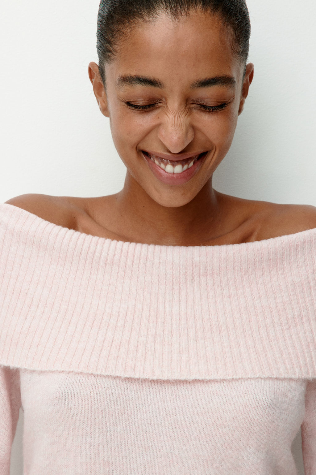 Jersey off-the-shoulder - H&m фото 9