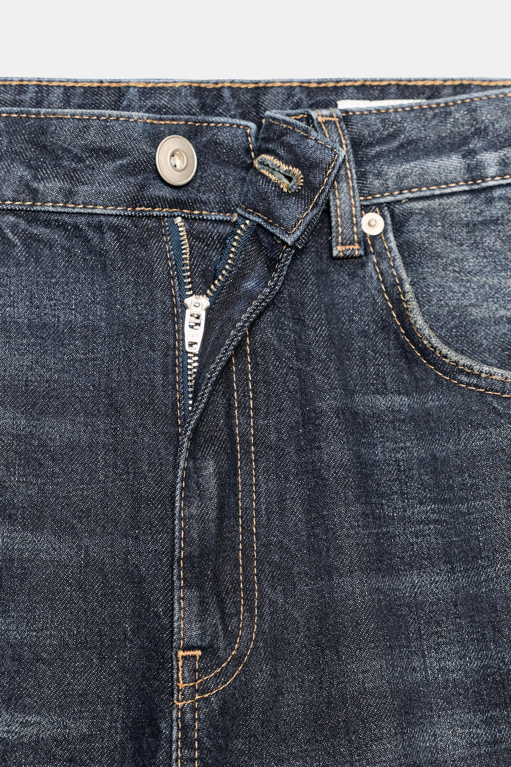 TRF MID-WAIST RIPPED BAGGY JEANS - Zara фото 9