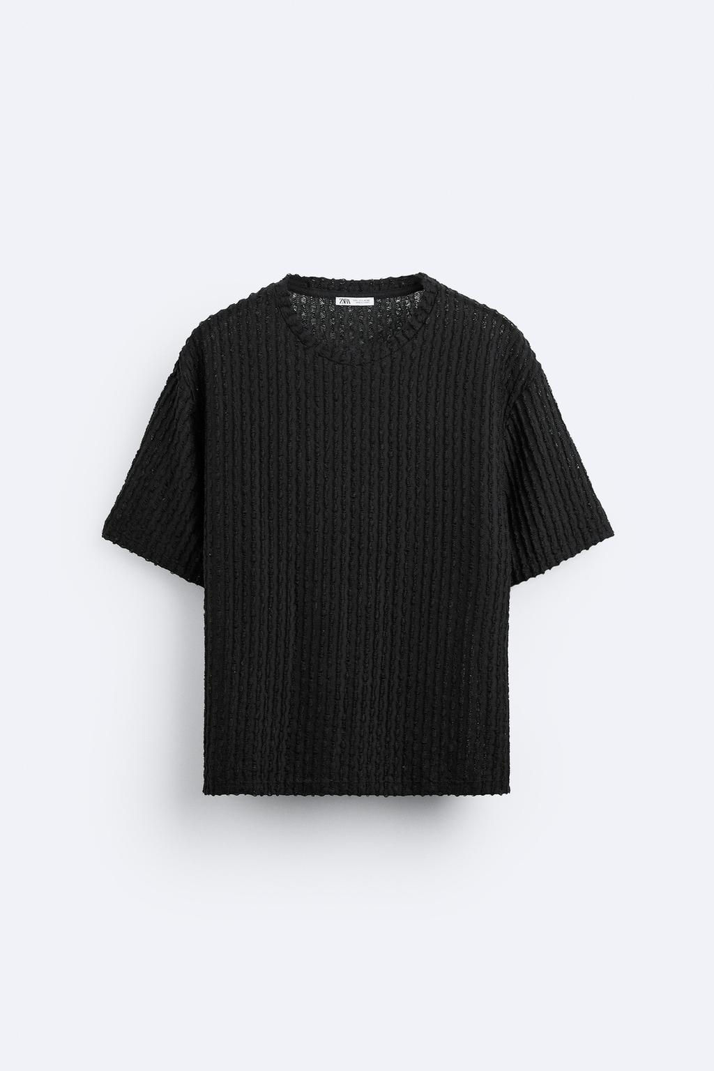 TEXTURED OPEN KNIT TOP - Zara фото 6