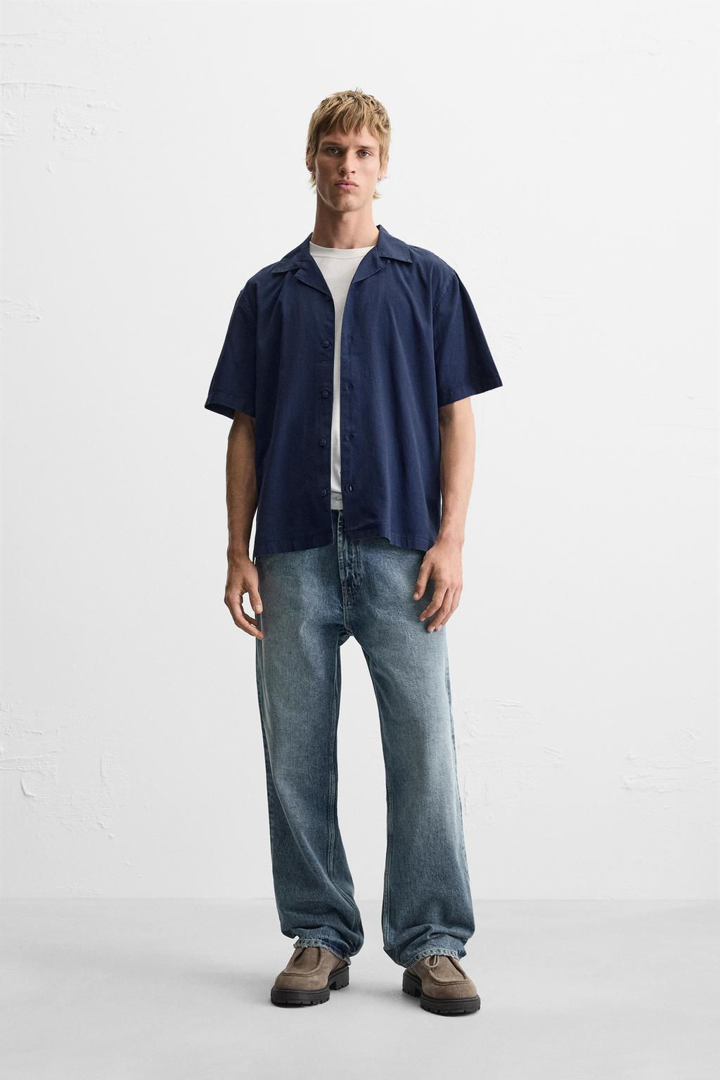 LYOCELL - COTTON SHIRT - Zara фото 9