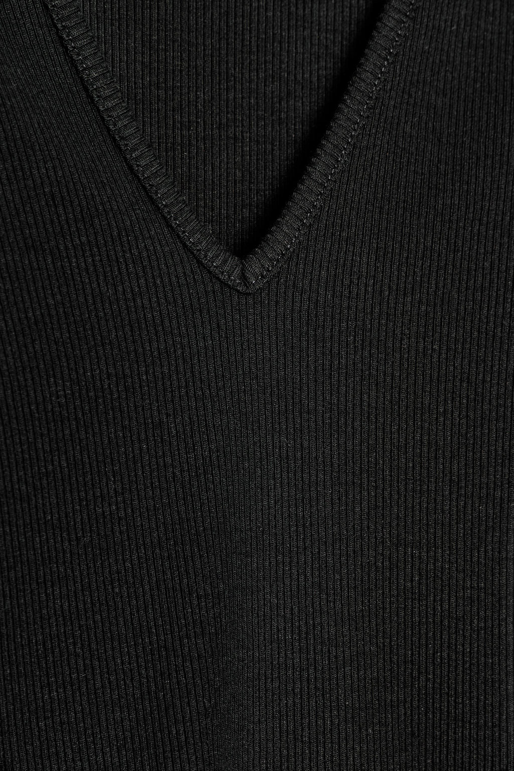 LONG SLEEVE RIBBED TOP - Zara фото 7