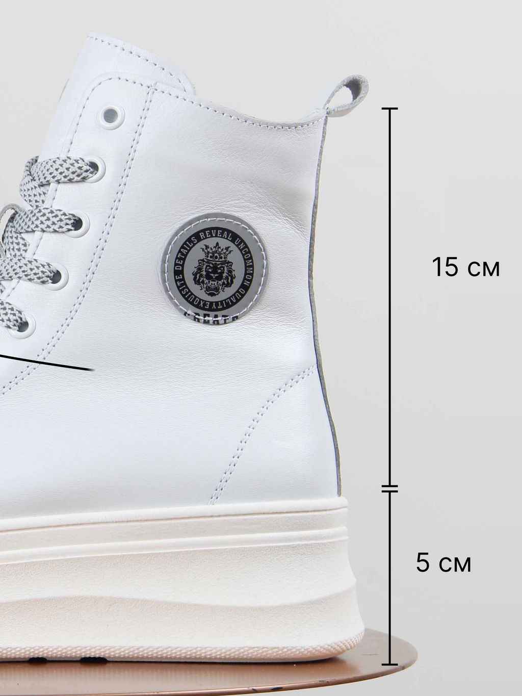 Ботинки EDART 215.warmw. белый/шерсть фото 6