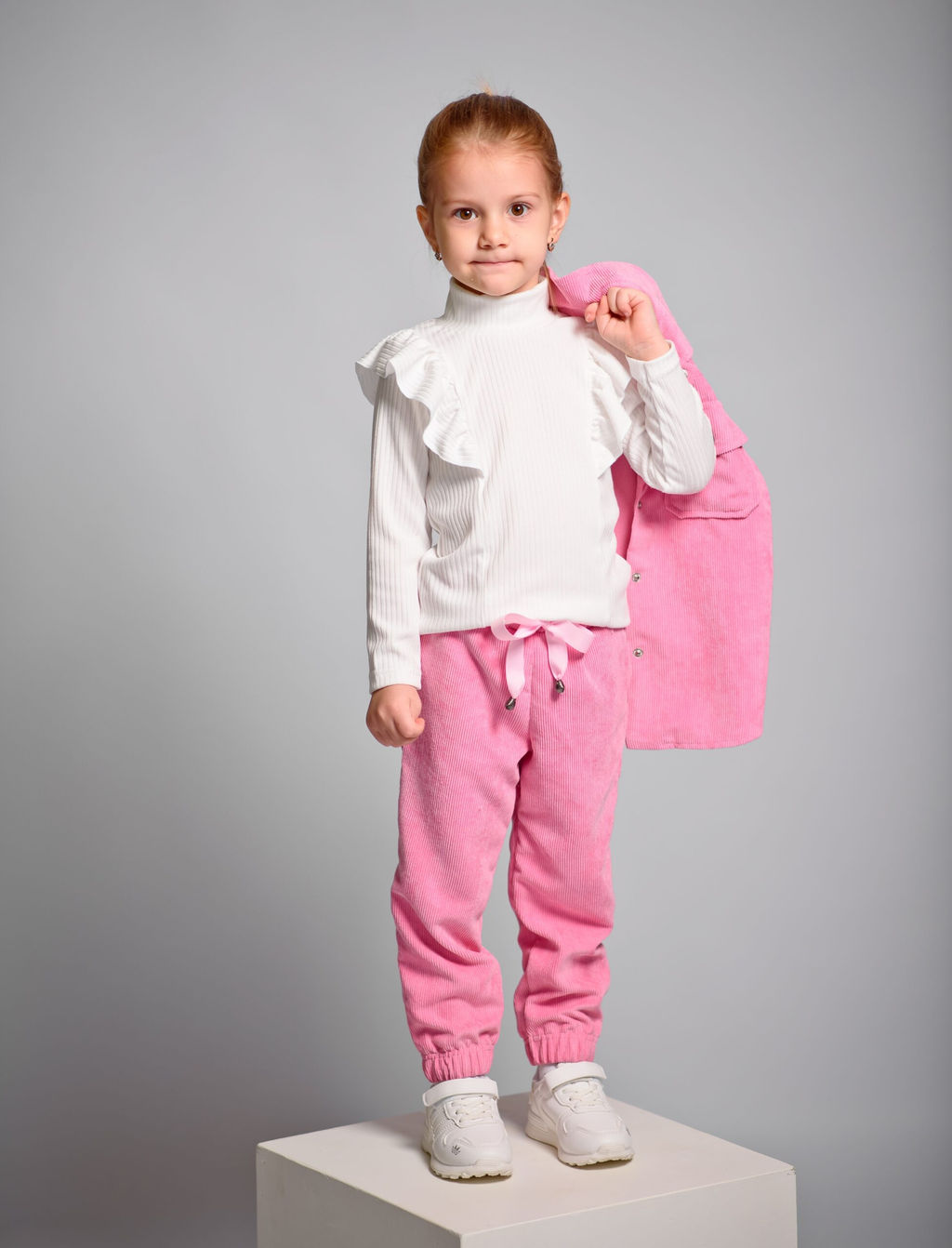 Комплект Вельвет ЦВЕТ: БАРБИ (QR)