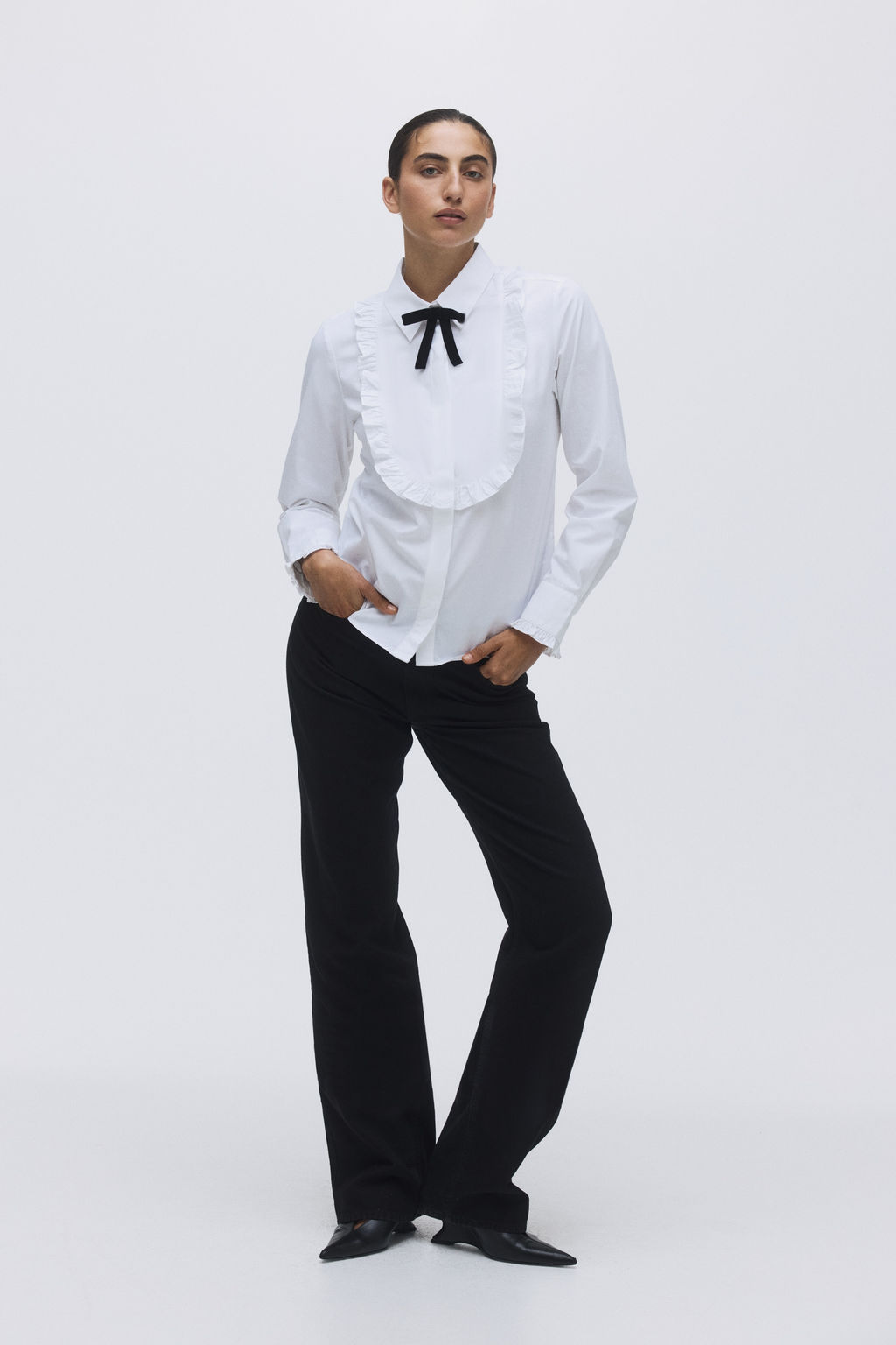 Camisa estilo esmoquin - H&m фото 5