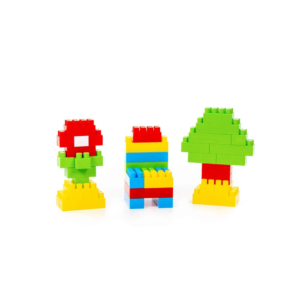 Конструктор (Средний, 72 элемента) (в мешке) - Полесье фото 4