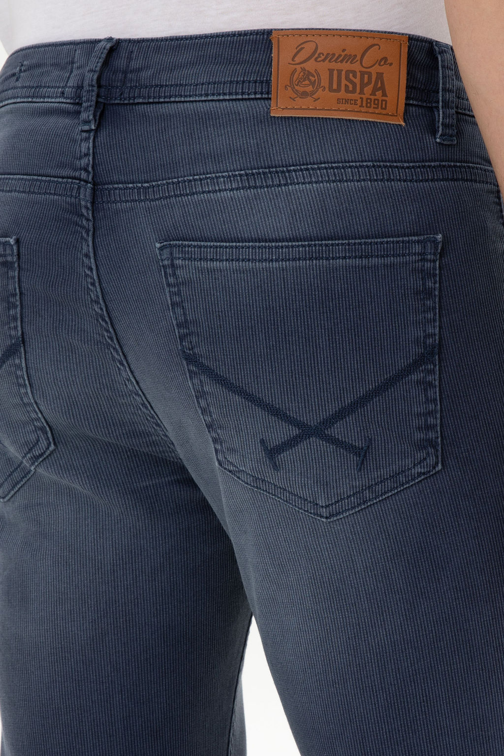 Erkek _ndigo Slim Fit Jean Pantolon - U.s. polo assn фото 12