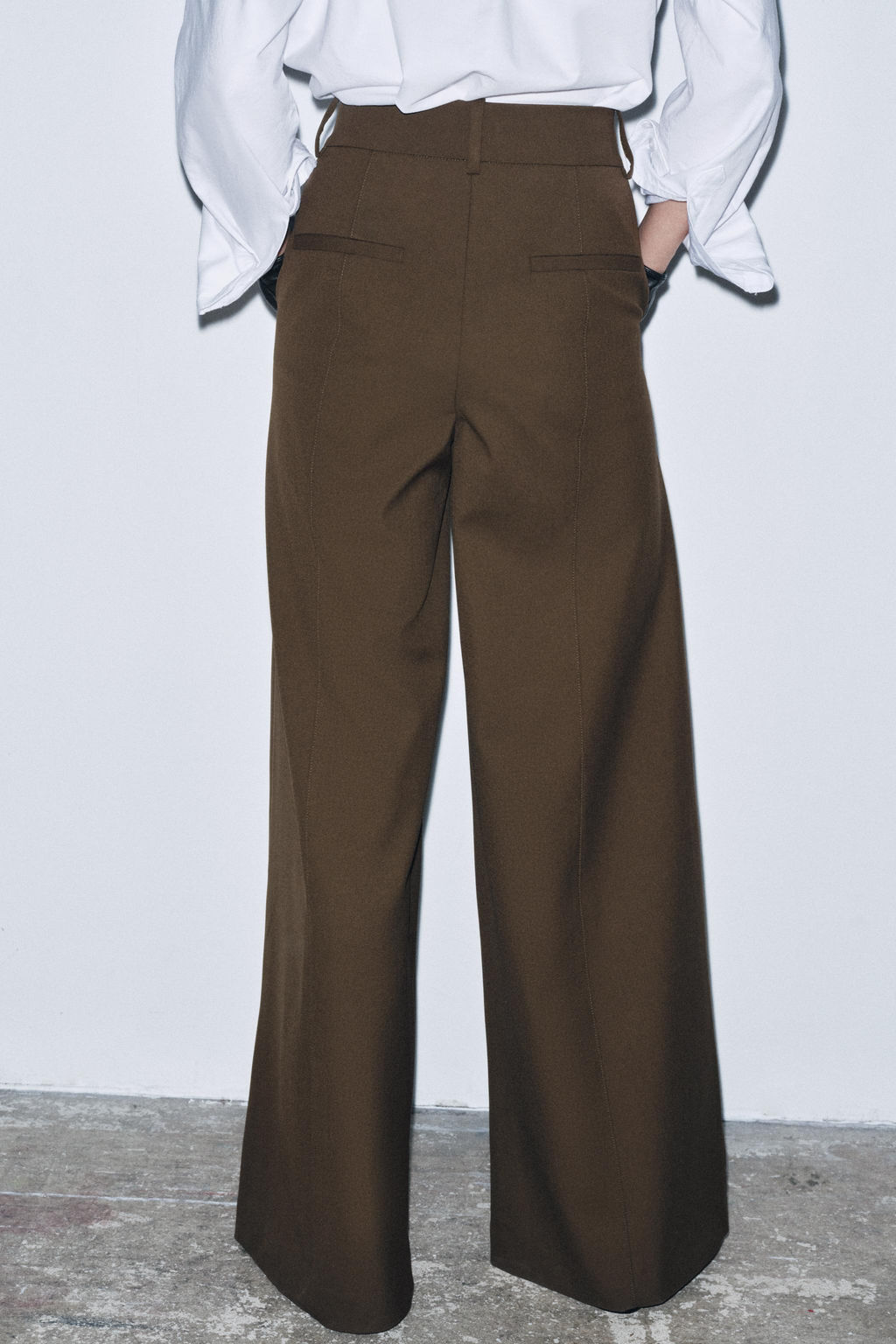 ZW COLLECTION HIGH-WAIST TROUSERS