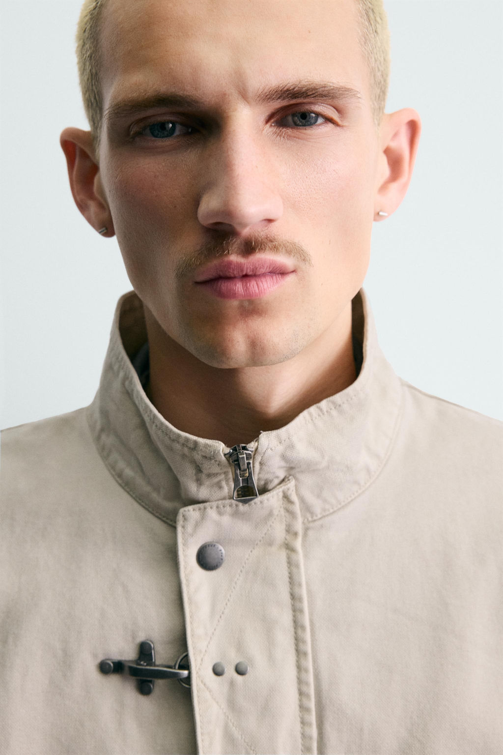 CROPPED FIT FIREMAN CLASP JACKET - Zara фото 7