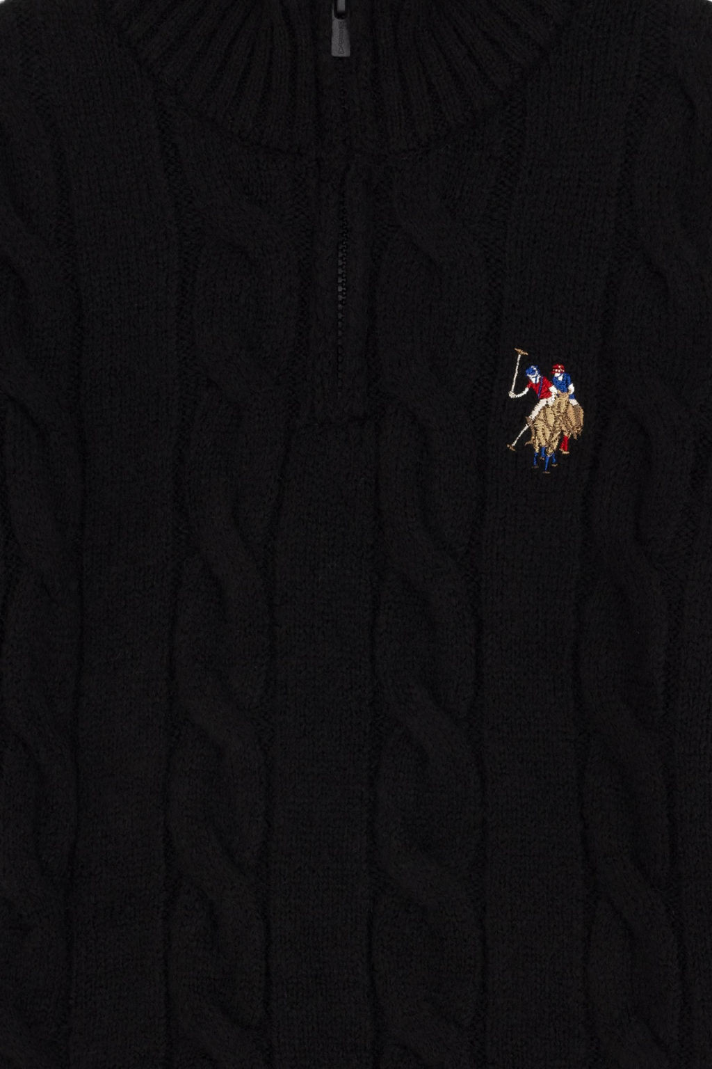 Черный свитер для мальчика Неожиданная скидка в корзине - U.s. polo assn фото 3