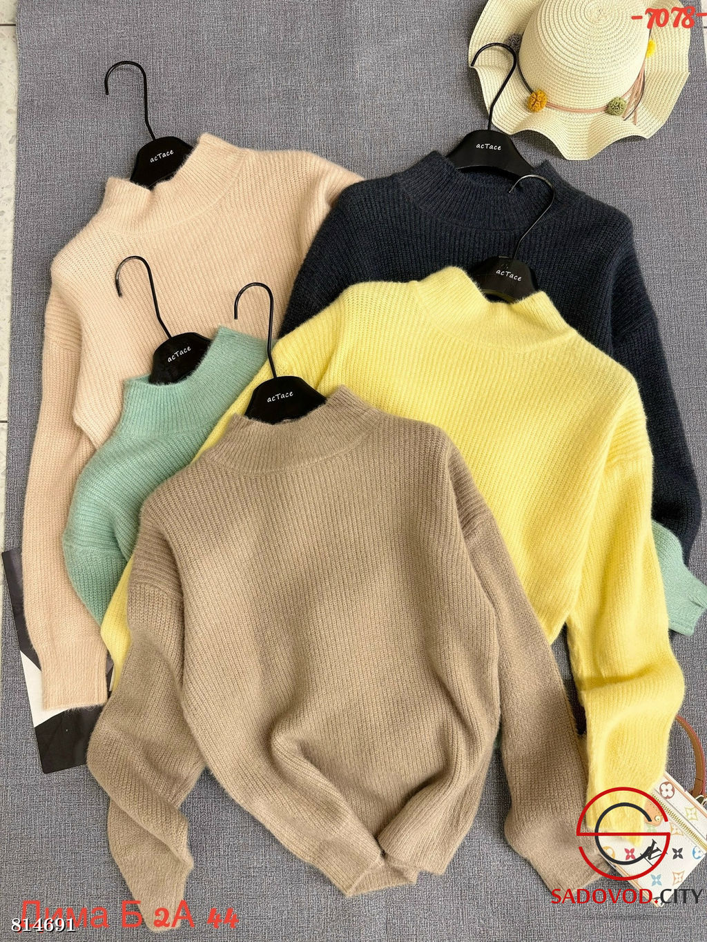 Кофта женская однотонная - Bruno фото 8