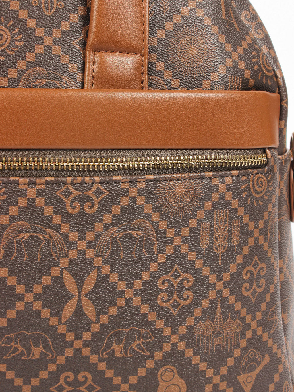 LACCOMA сумка АС89003-Россия-шоколад эко кожа