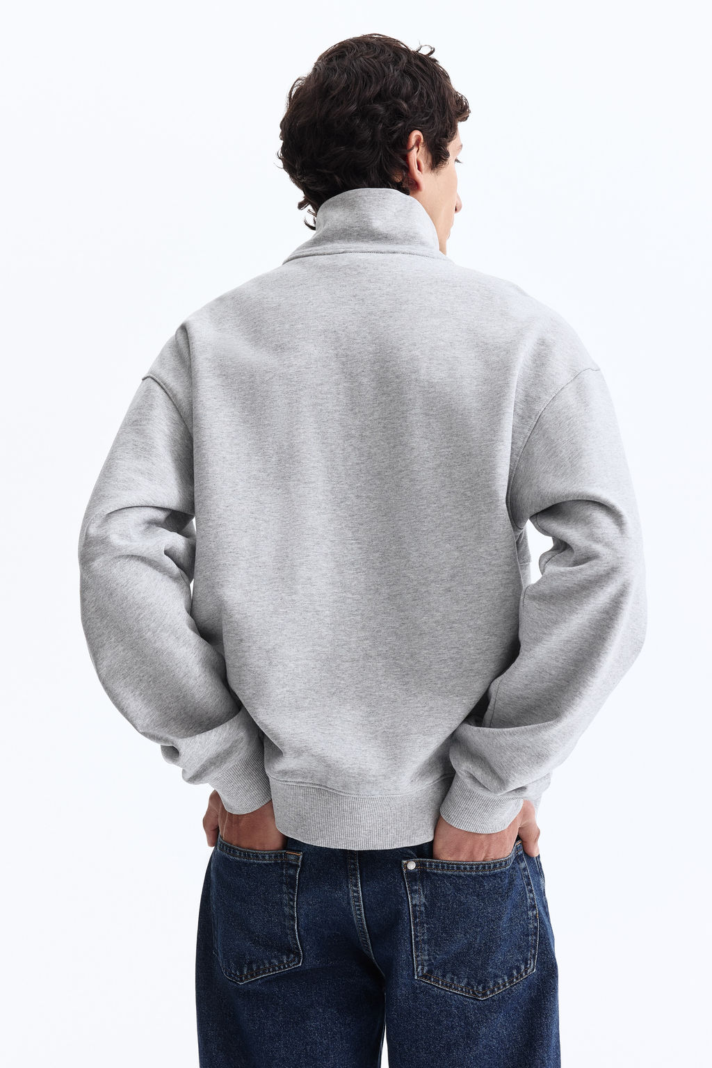 Sudadera con media cremallera Relaxed Fit - H&m фото 6