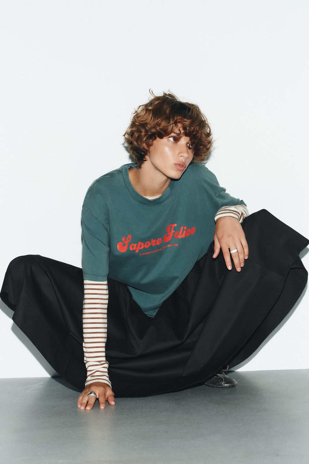 SLOGAN PRINT T-SHIRT - Zara фото 5