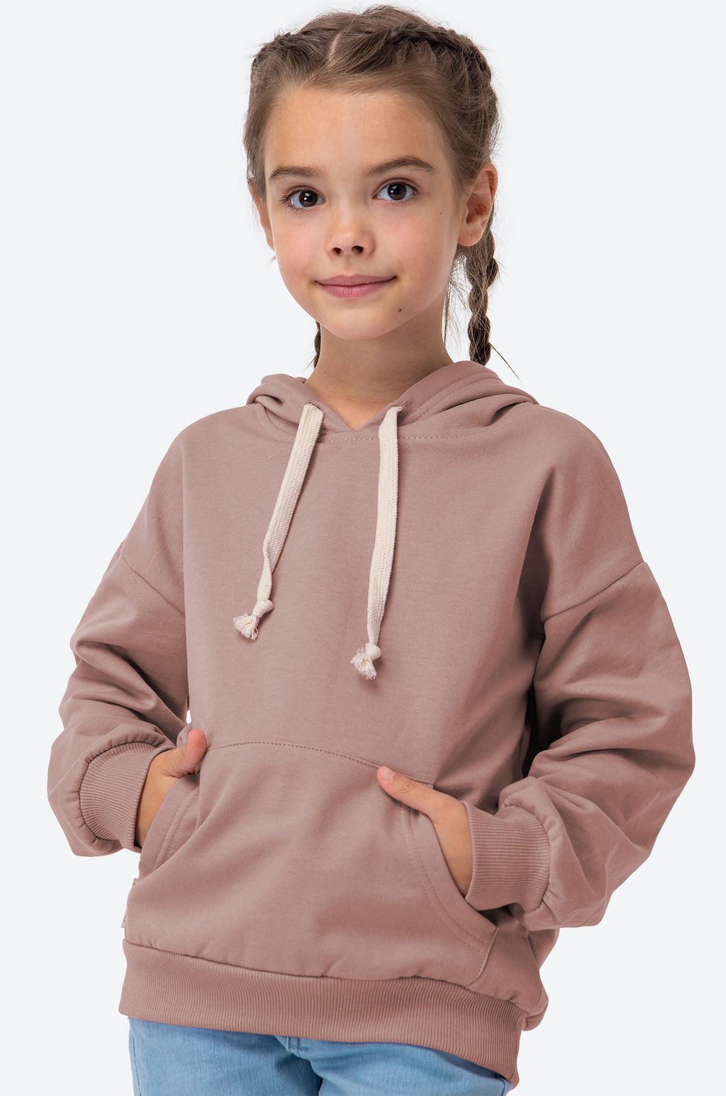 Толстовка для девочки из футера с микроначесом Bonito  фото 9