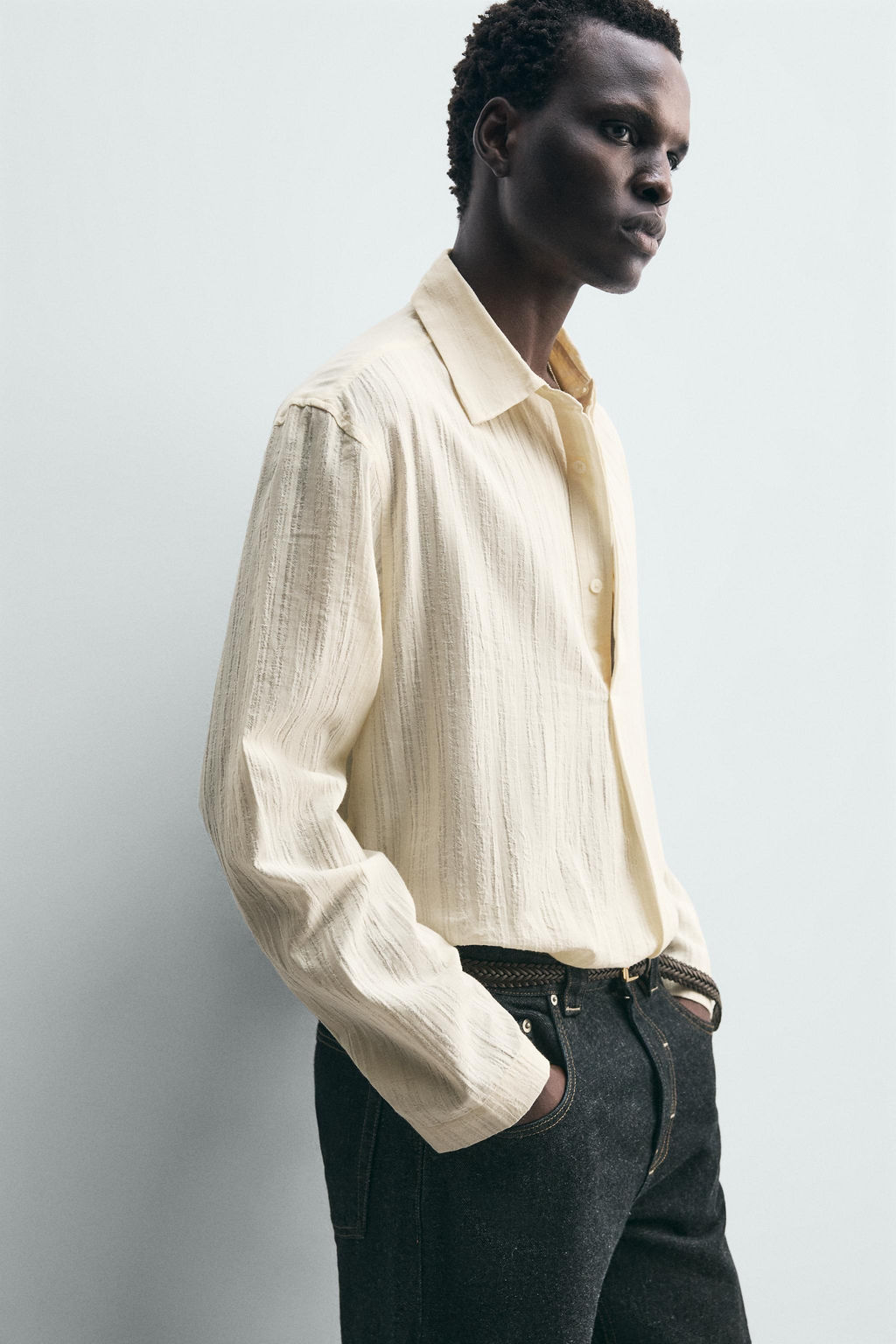 Поло CAMISA POLO ESTRUCTURA бежевое