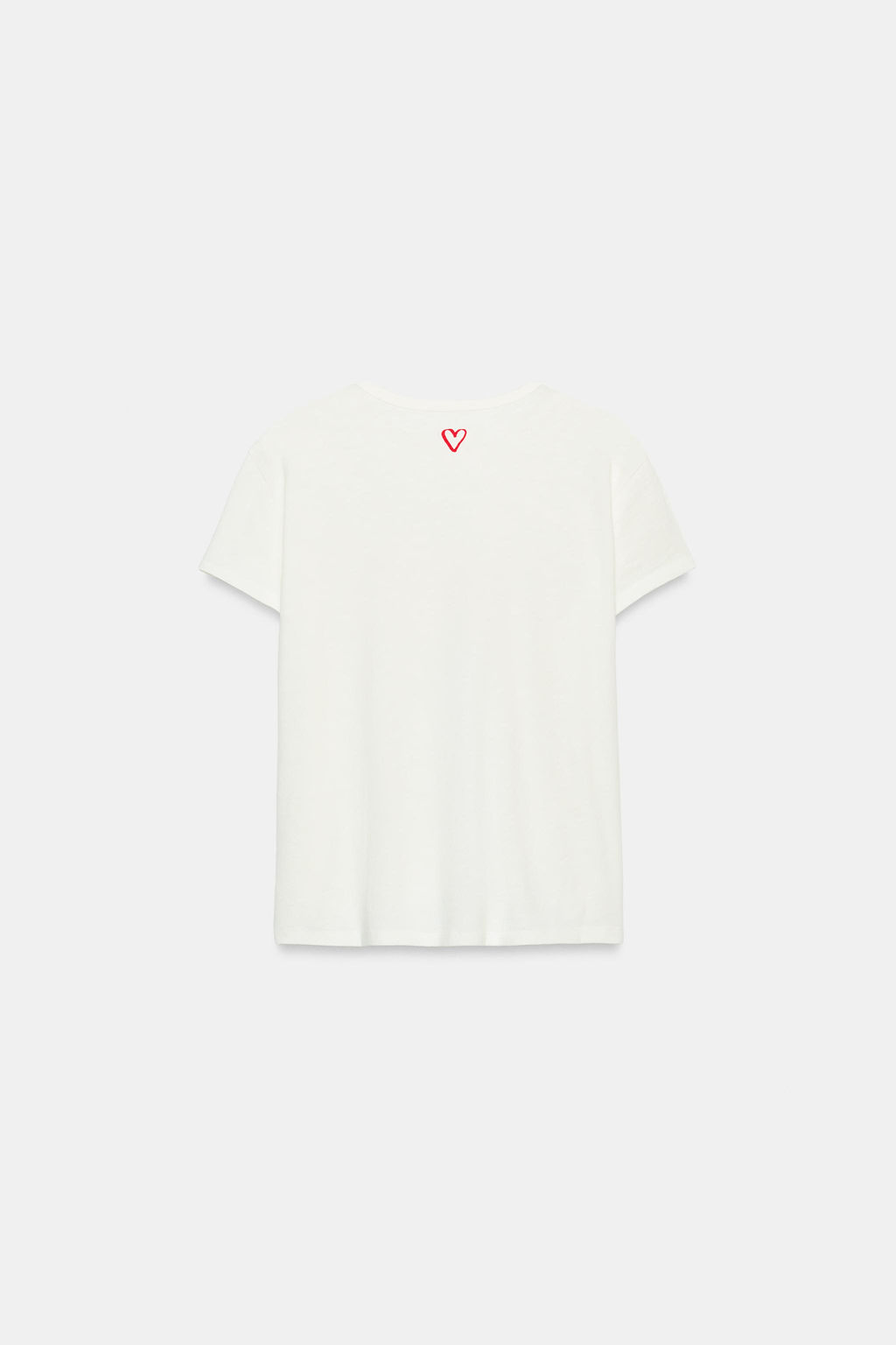 CAMISETA R?STICA TEXTO / blanco - Zara фото 6
