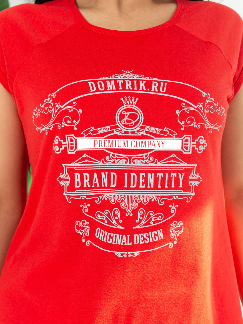 Костюм женский кулирка с шортами ПРИБОЙ КРАСНЫЙ - Domtrik Домашний трикотаж фото 2