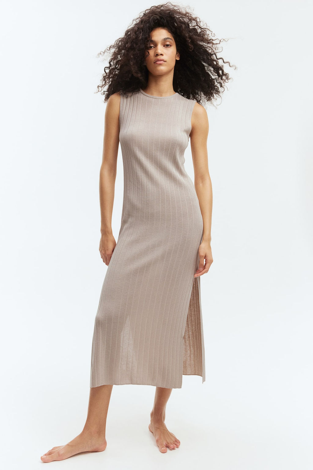 Vestido en punto de canale - H&m фото 2