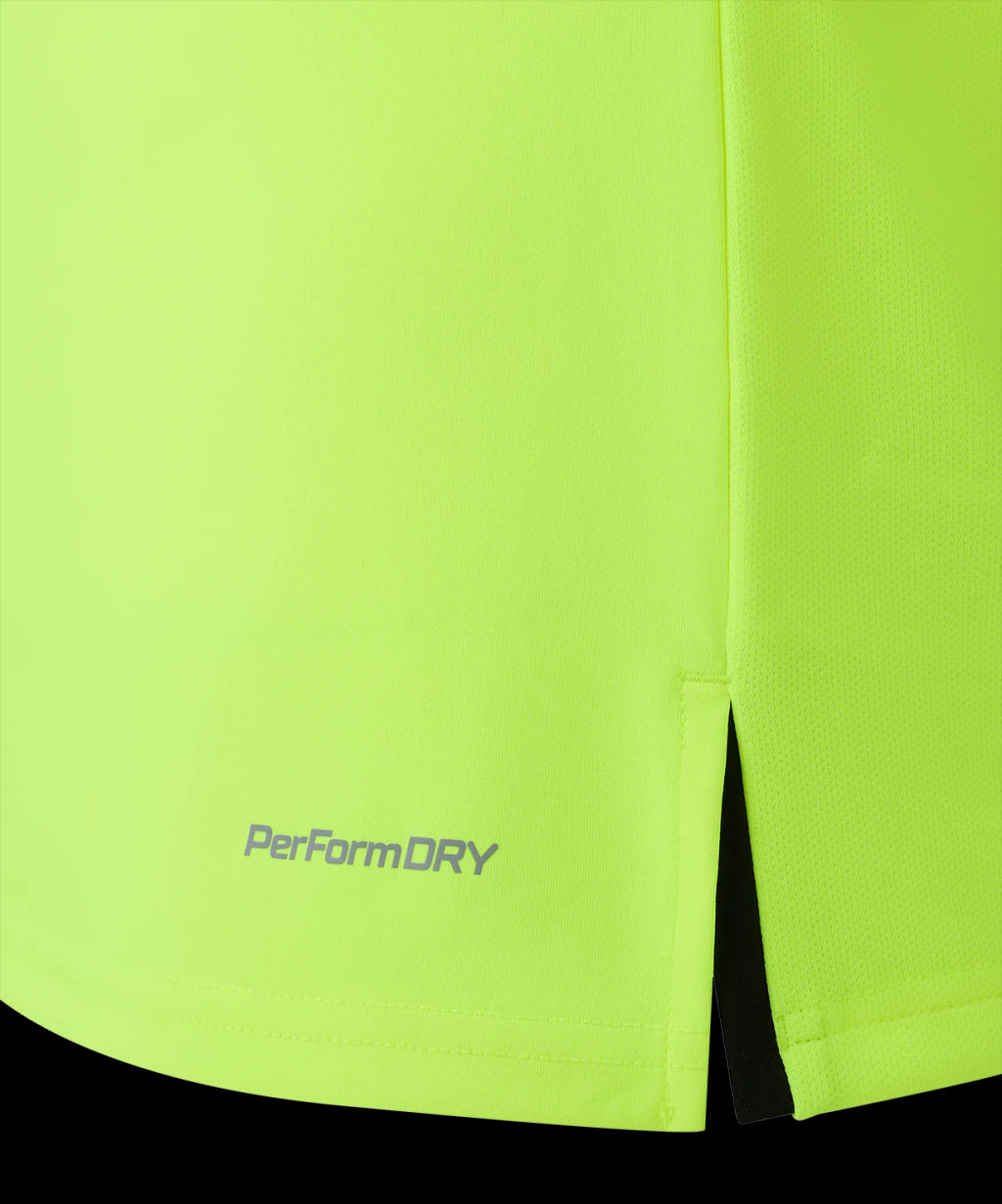 Футболка судейская с длинным рукавом JOGEL DIVISION PerFormDRY Referee LS Tee, желтый неон  фото 5