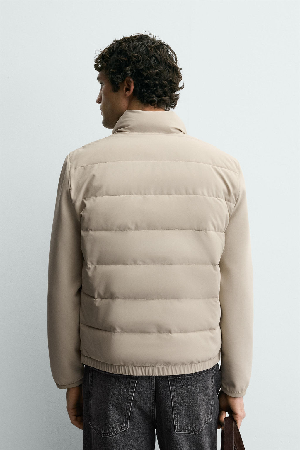 CAZADORA COMBINADO ACOLCHADO / Beige - Zara фото 3