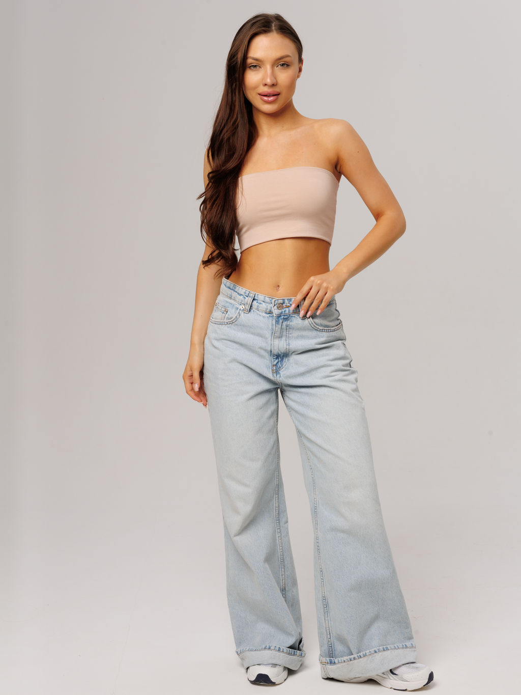 Женский топ-бандо Lingeamo бежевый ЛТ-10 (4)  фото 2