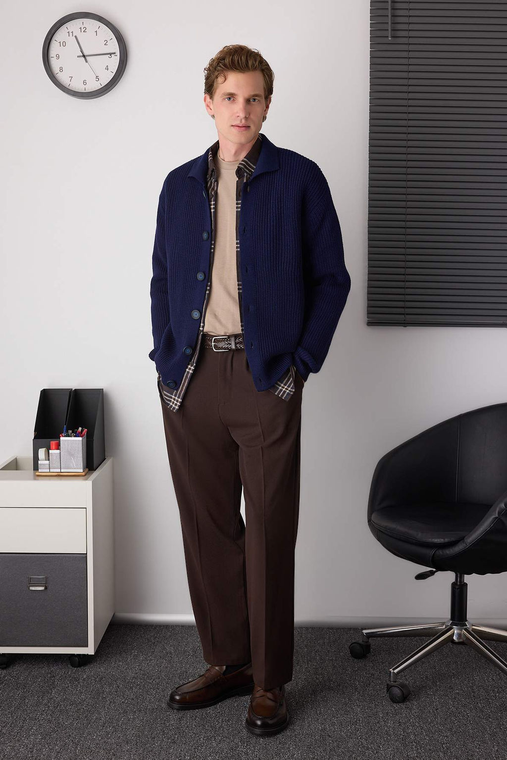 Lacivert Regular Polo Yaka Duz H?rka TMNAW26HI00001 - Trendyolmilla фото 2