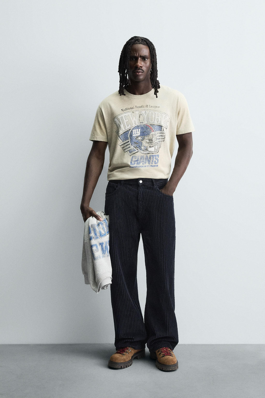 BAGGY FIT CORDUROY TROUSERS
