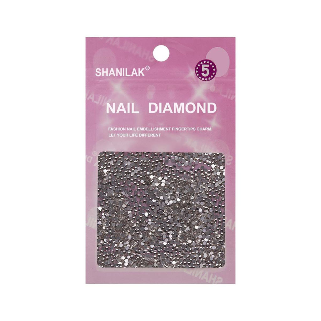 Nail Art Стразы для ногтей №5, серебристый  фото 2