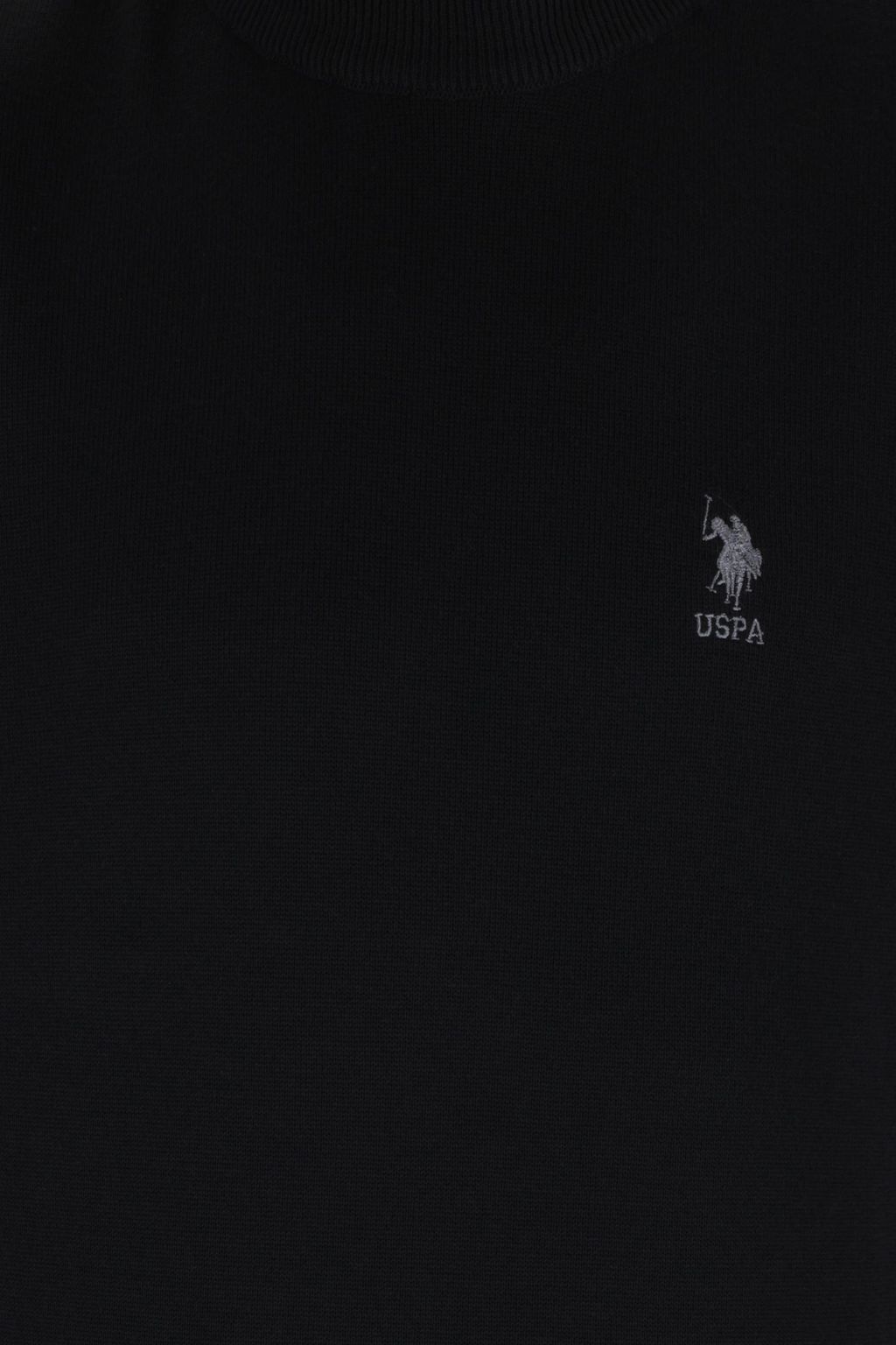 U. S. Polo Assn / Мужской черный базовый свитер - U.s. polo assn фото 5