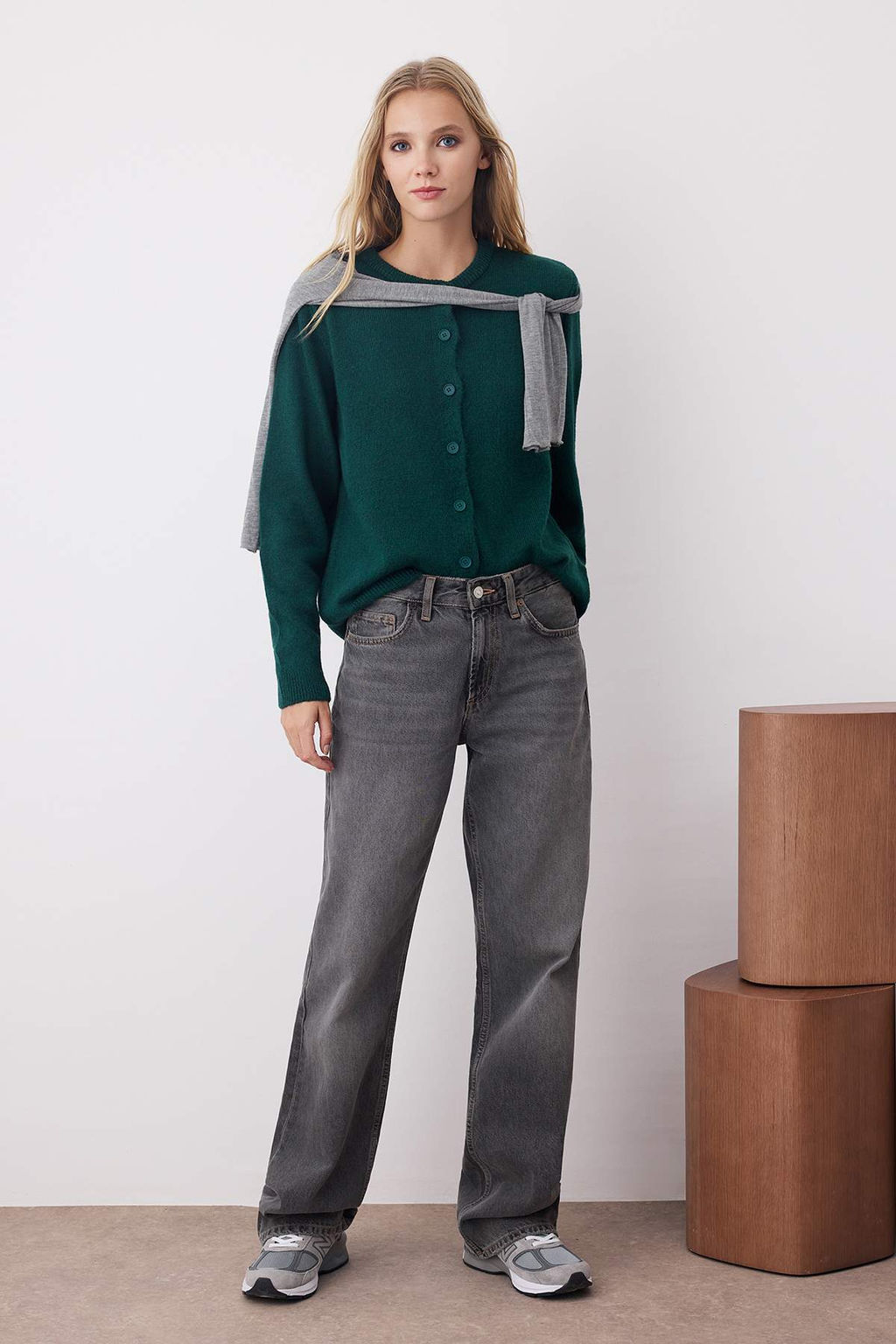 Zumrut Yesili More Sustainable Yumusak Dokulu Basic Triko H?rka TWOAW26HI00147 - Trendyolmilla фото 2