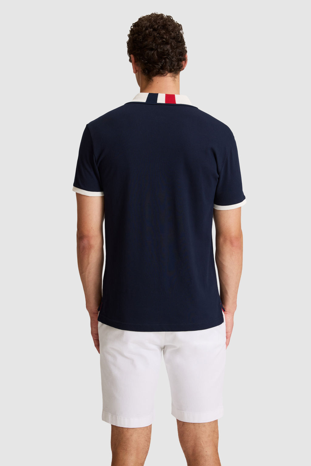 Erkek Lacivert Slim Fit Polo Yaka Basic TiЕГrt - U.s. polo assn фото 5