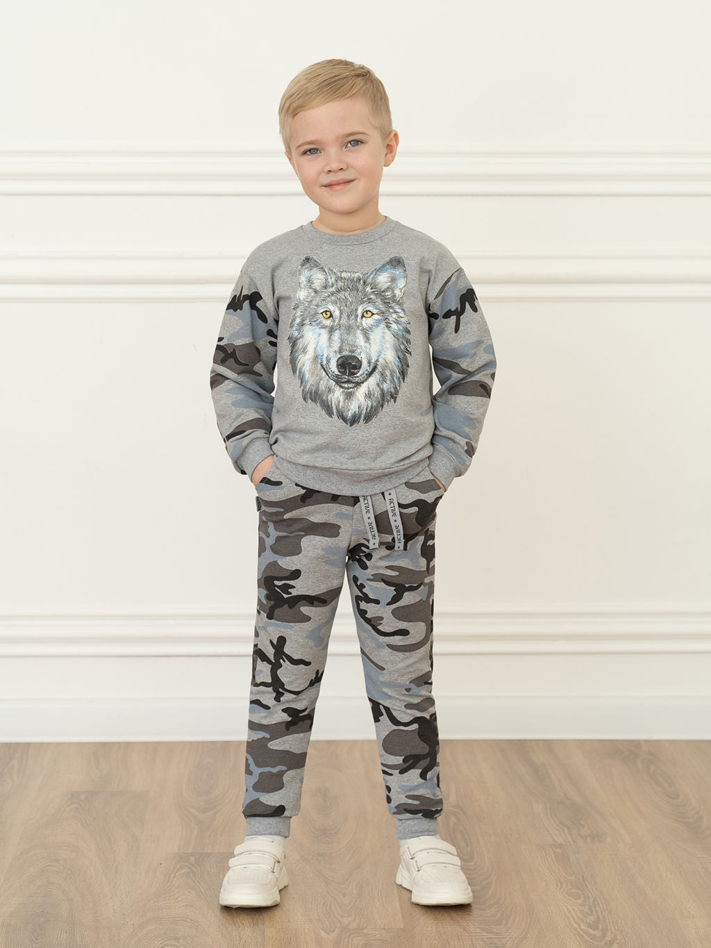 Костюм для малышей серый волк