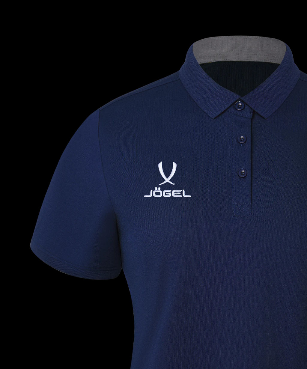 Поло женское JOGEL PREMIER PerFormDRY CVC Polo W, темно-синий  фото 4
