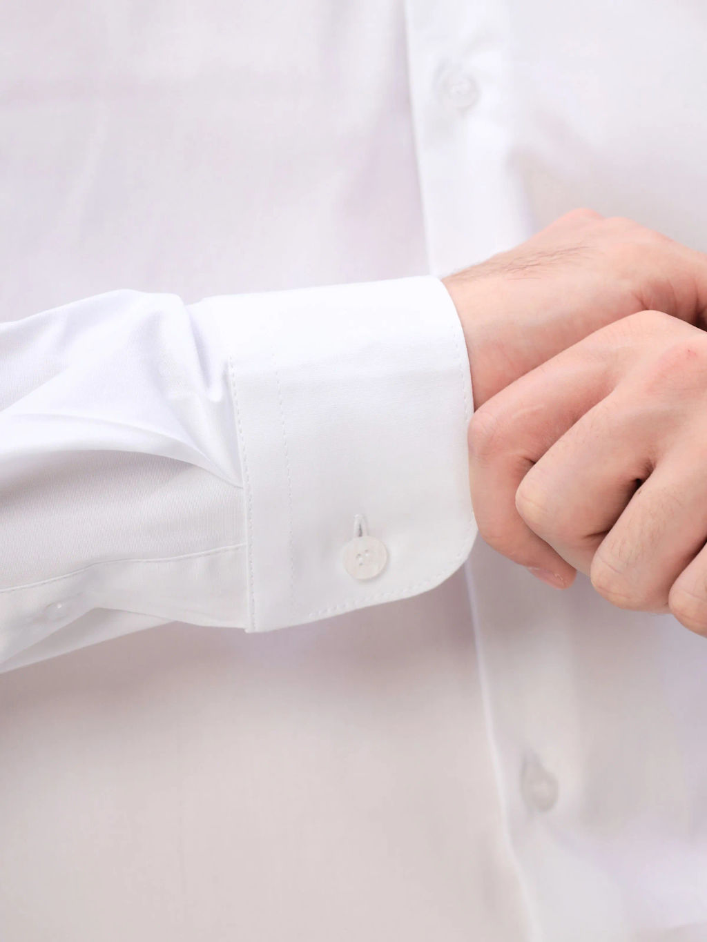 Сорочка мужская длинный рукав GREG 100/237/WH/ZVN_SL STRETCH  фото 5