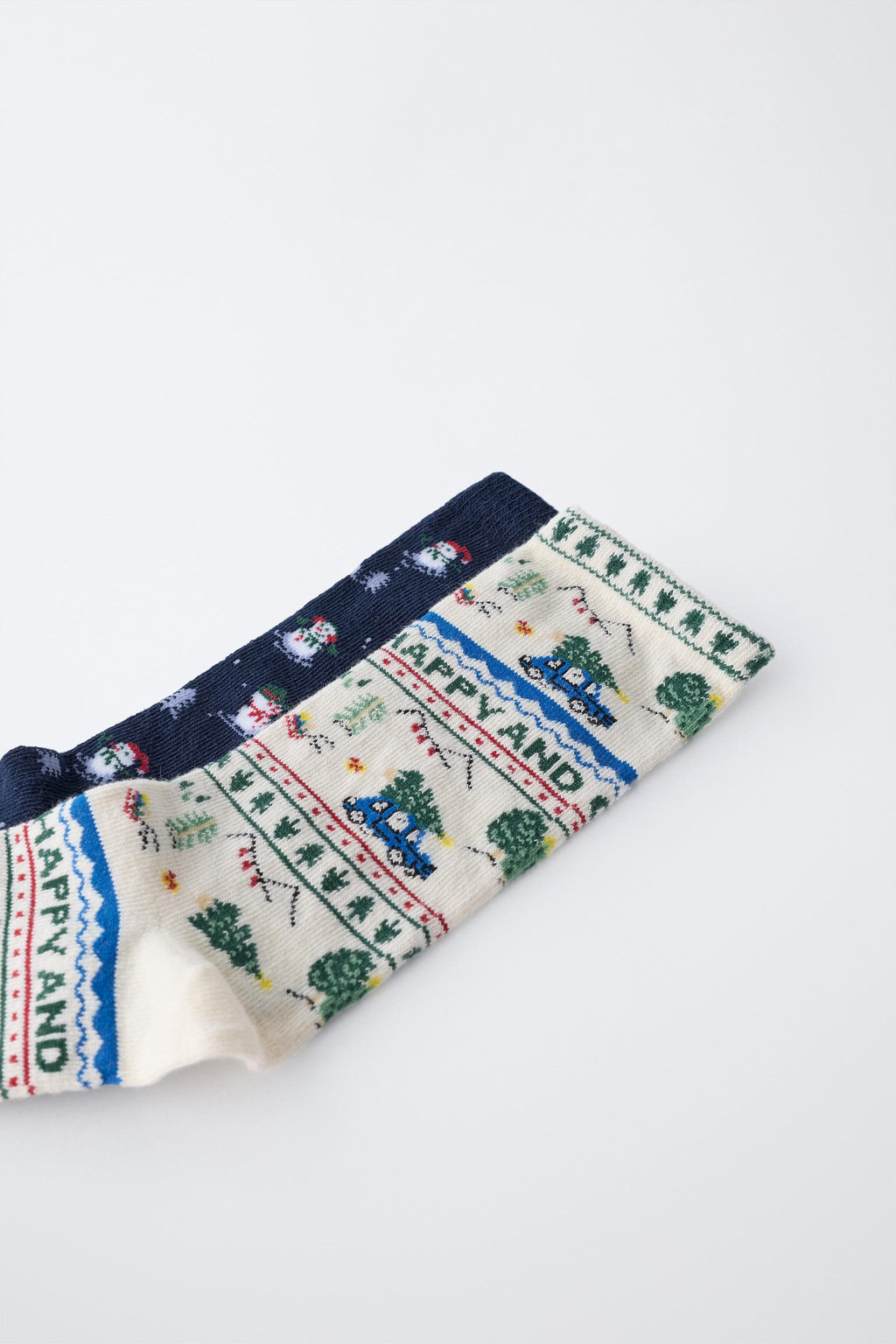 2-PACK OF TREE AND SNOWMAN SOCKS - Zara фото 2