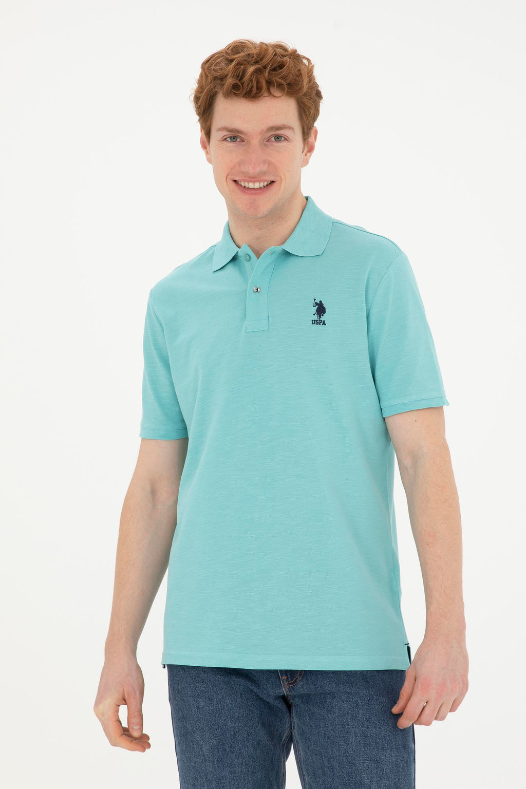 Мужская мятная футболка-поло Неожиданная скидка в корзине - U.s. polo assn фото 10